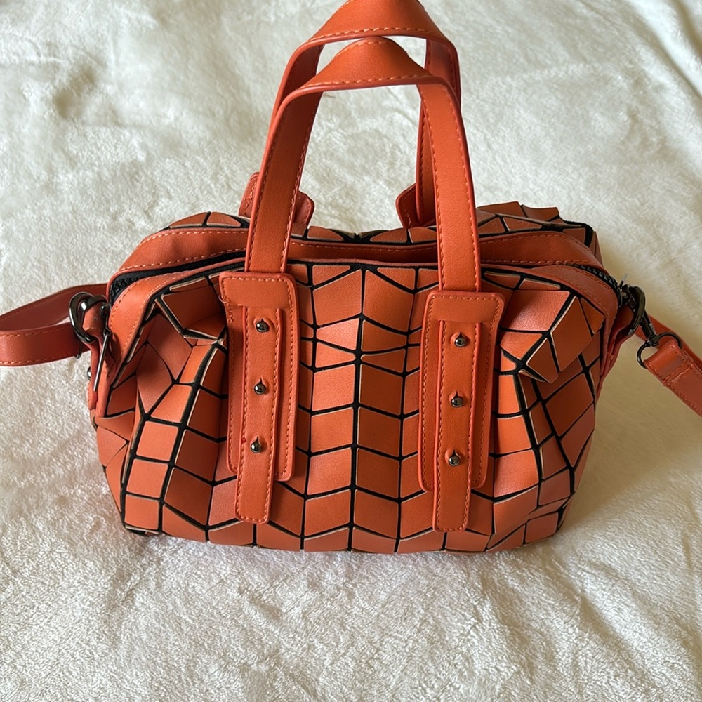 PATRIZIA LUKA ORANGE TOTE BAG